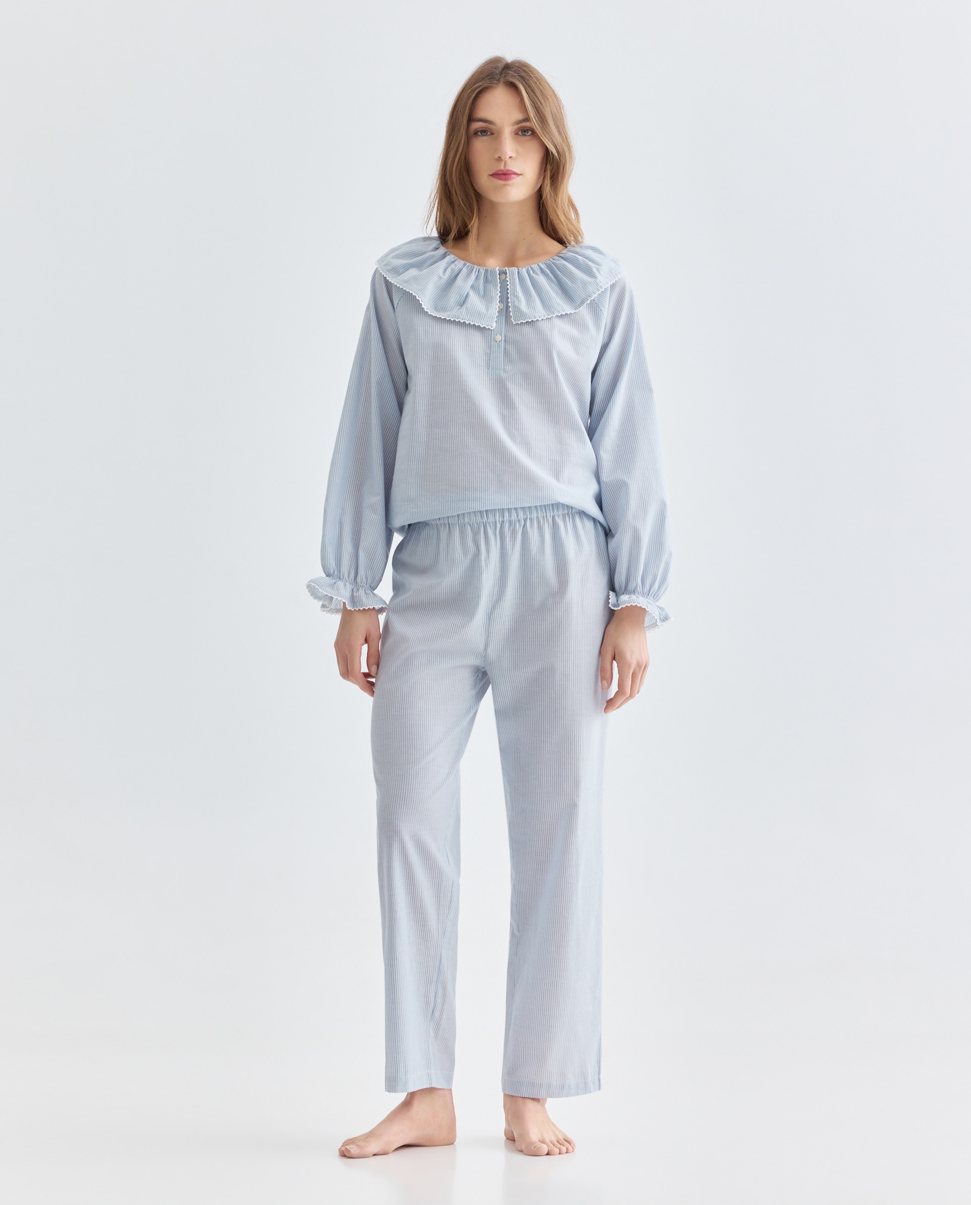 Imagen 0 de Pijama mujer algodón estampado dos piezas