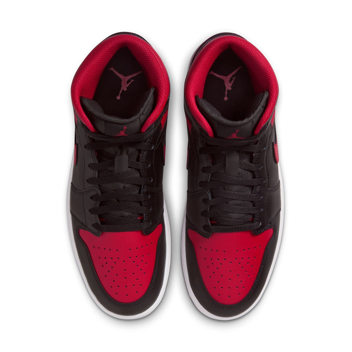 Sapatilhas de Basquetebol de Homem Air Jordan 1 Mid Preto / Vermelho-3