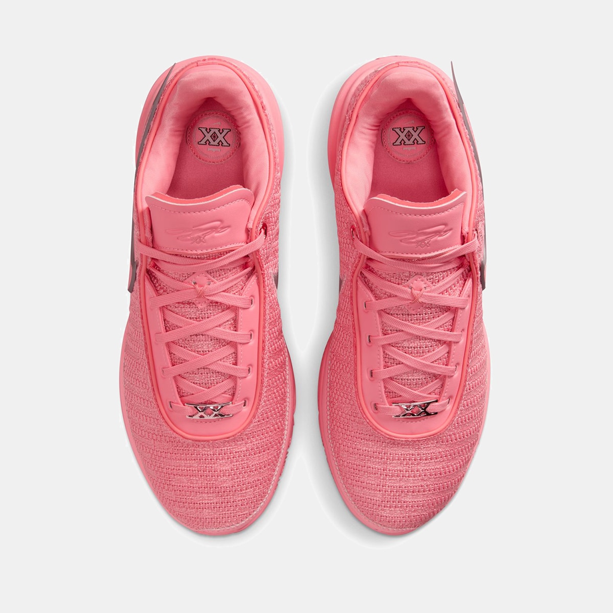 Sapatilhas de Basquetebol Unissexo Lebron XX Rosa / Cinzento-6