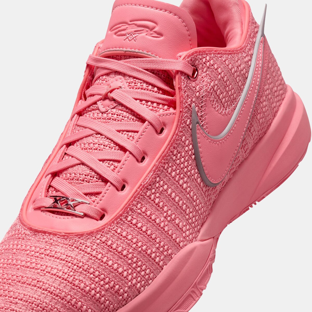 Sapatilhas de Basquetebol Unissexo Lebron XX Rosa / Cinzento-10