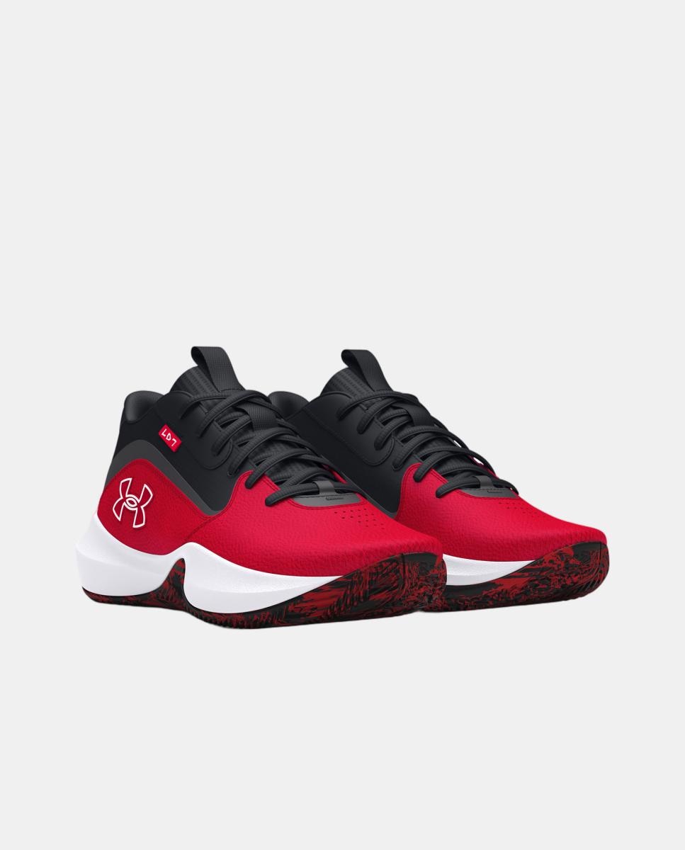Sapatilhas de Basquetebol de Adulto Ua Lockdown 7 Vermelho-escuro-2