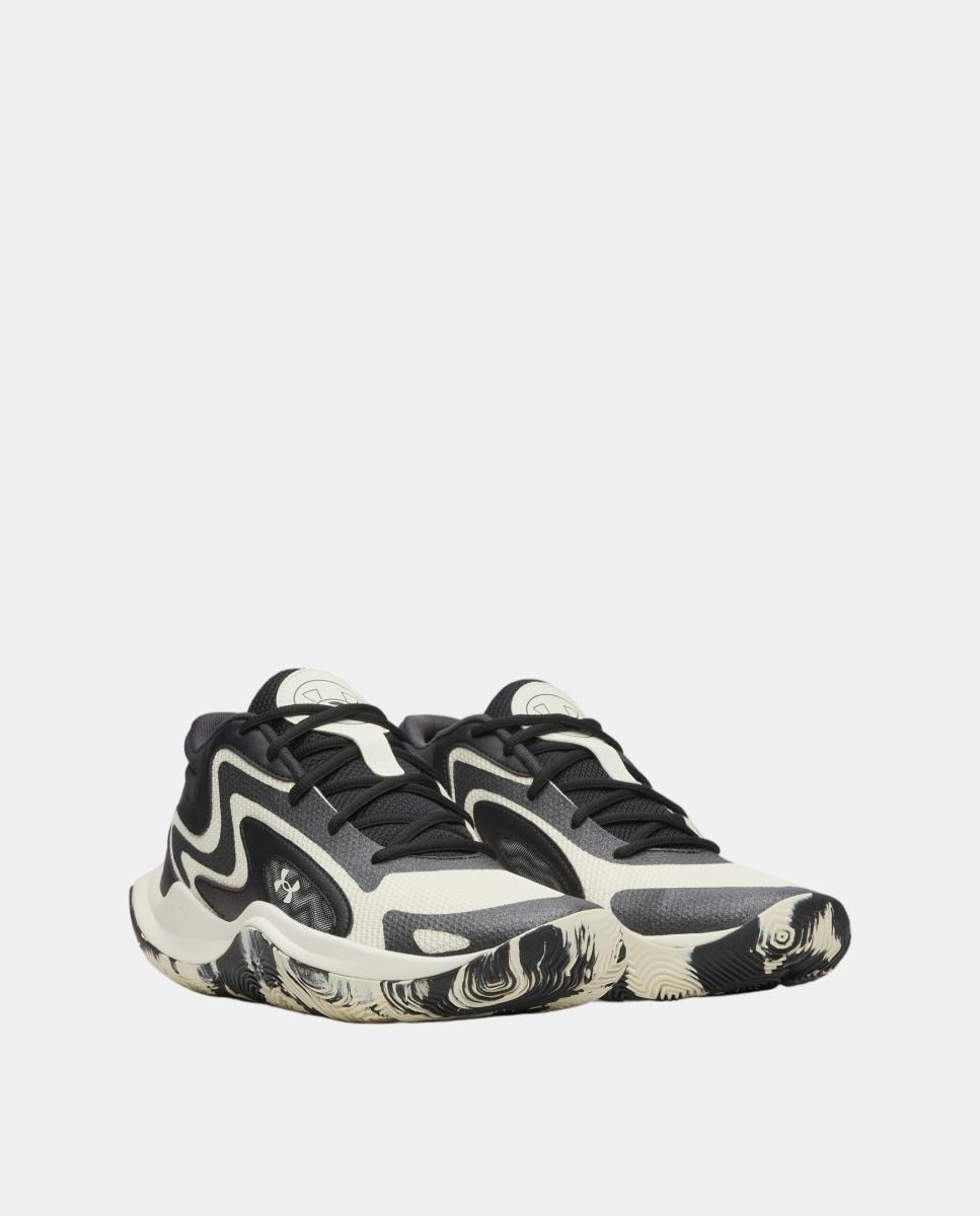 Zapatillas de baloncesto de niño Ua Gs Lockdown 8 Under Armour - Negro Negro-2