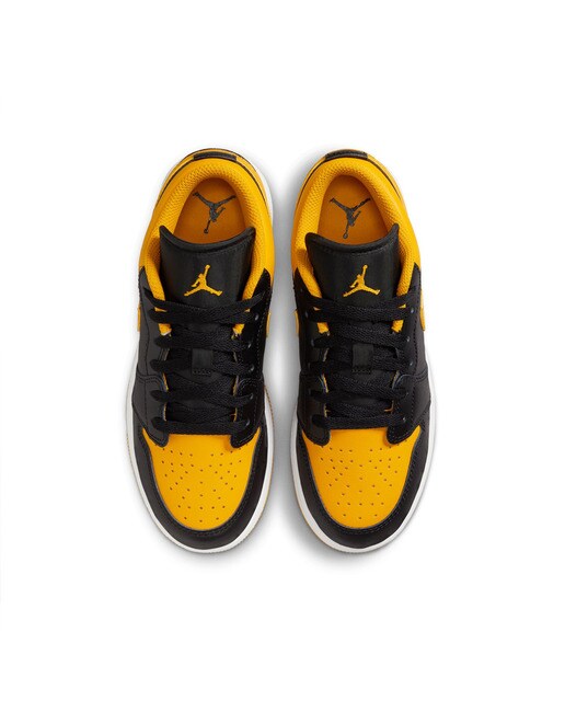 Sapatilhas de Basquetebol de Criança Air Jordan 1 Low Preto / Amarelo-3