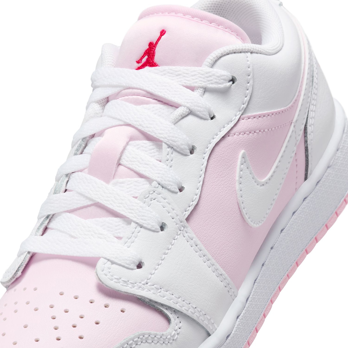 Sapatilhas de Basquetebol de Criança Air Jordan 1 Low Rosa / Branco-7