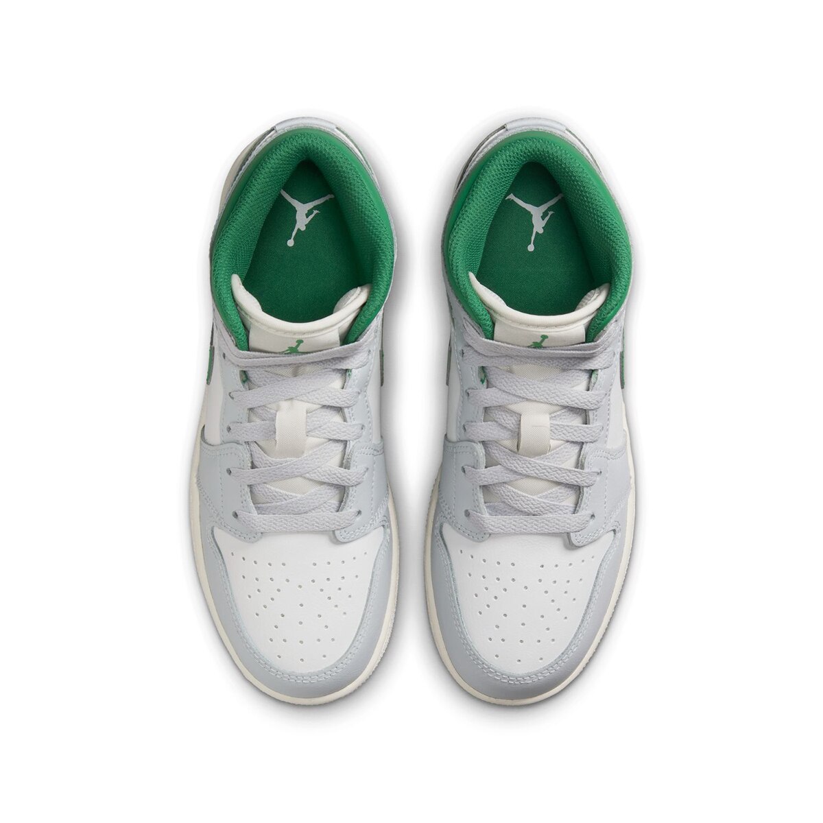 Sapatilhas de Basquetebol de Criança Air Jordan 1 Mid Branco / Verde-3