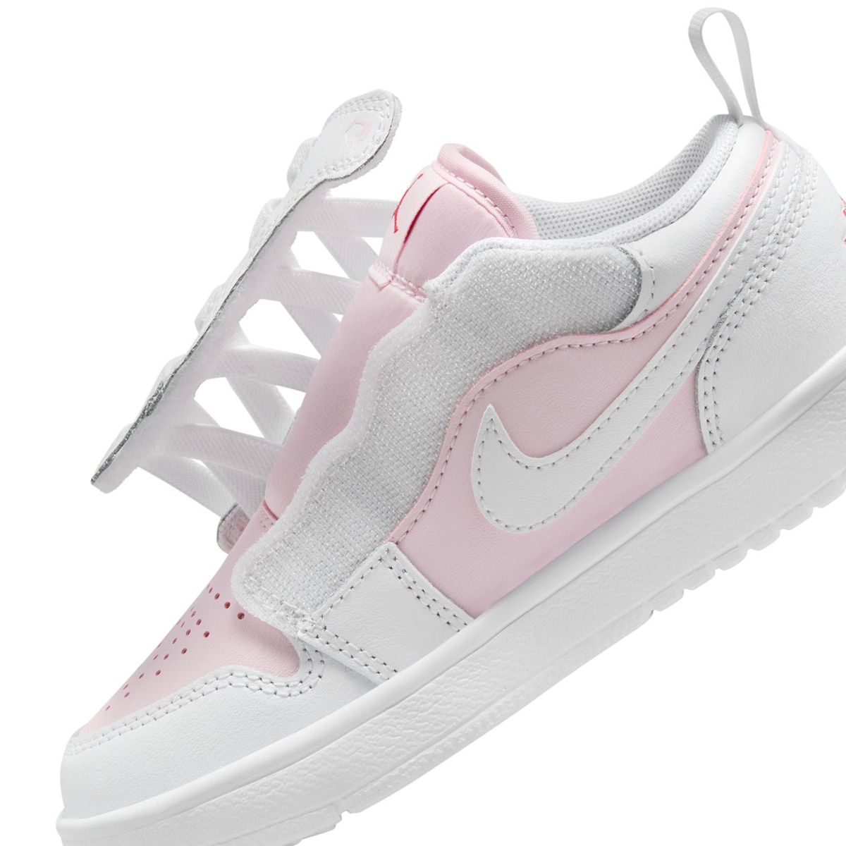 Sapatilhas de Basquetebol de Criança 1 Low Alt Rosa / Branco-9