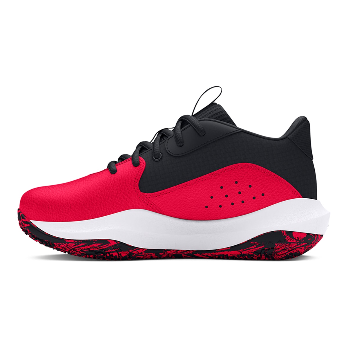 Sapatilhas de Basquetebol de Menino Ua Ps Lockdown 7 Vermelho-4