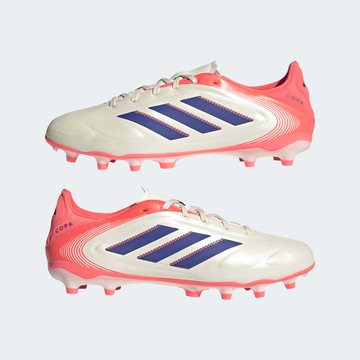 Chuteiras de Futebol de Adulto Copa Pure III League Fg/Mg Branco / Laranja-9