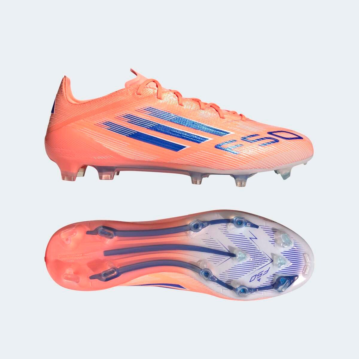 Chuteiras de Futebol de Adulto f50 Elite Fg Laranja-11