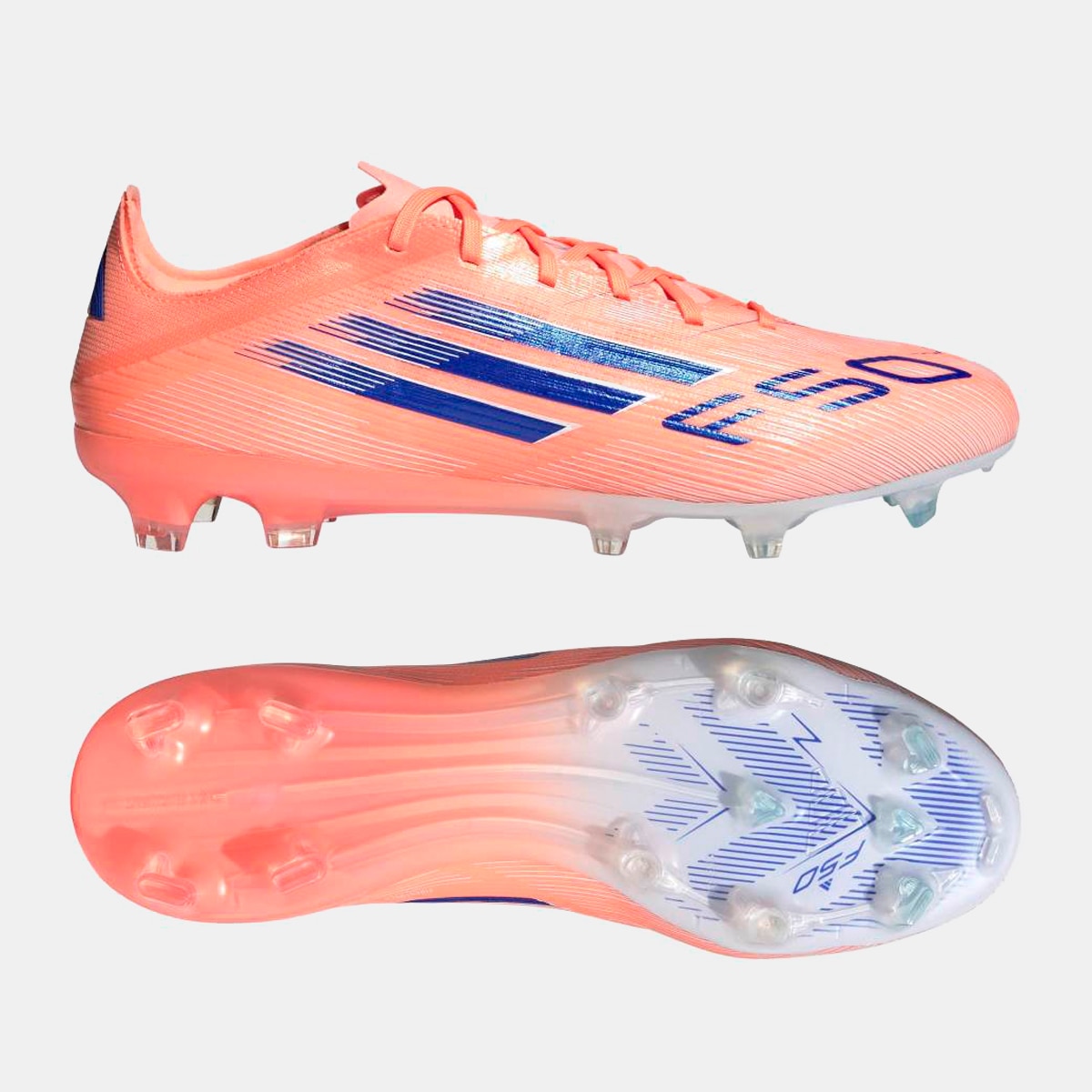 Chuteiras de Futebol de Adulto f50 Pro Fg Laranja-11