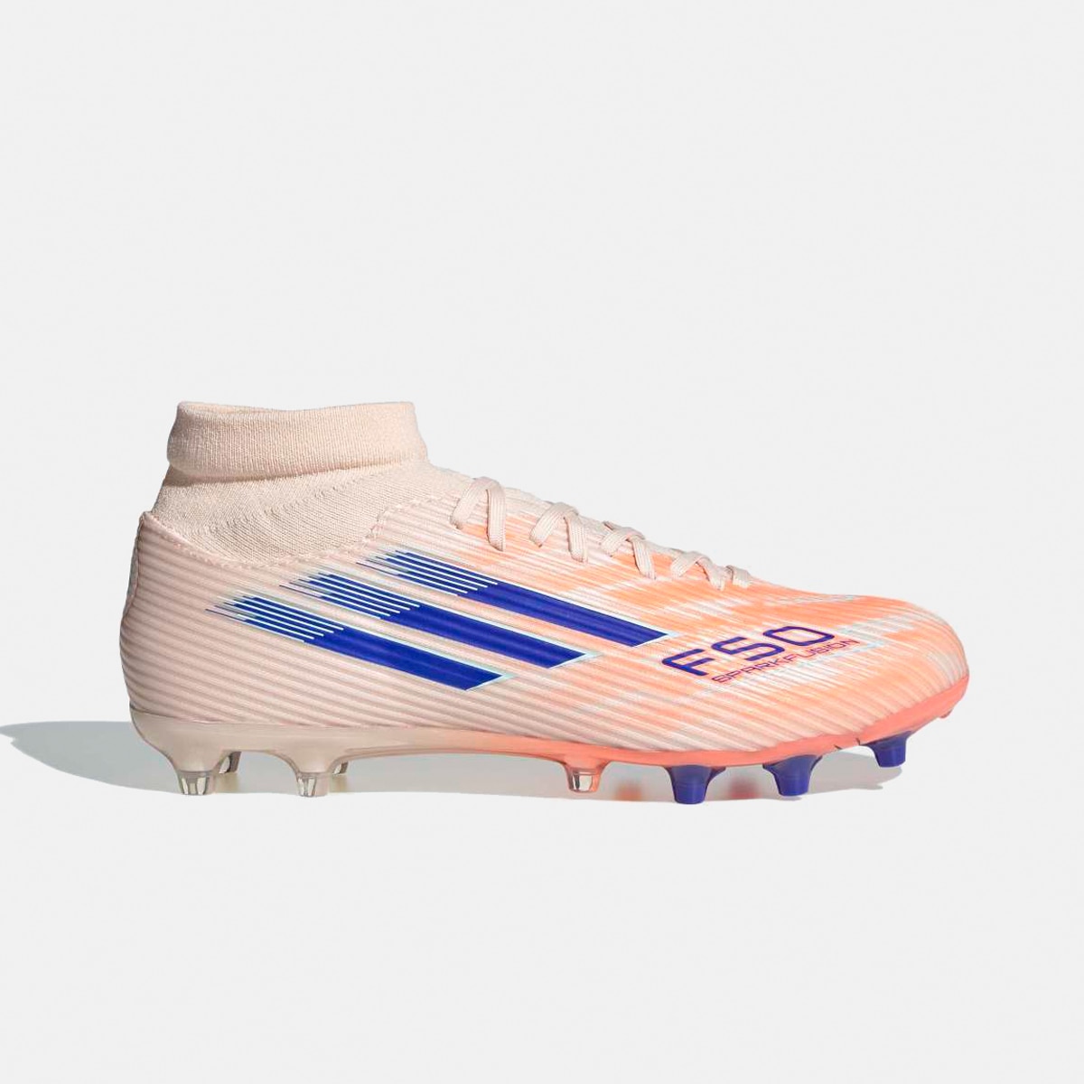 Chuteiras de Futebol de Adulto f50 Sparkfusion League Fg/Ag Laranja-1
