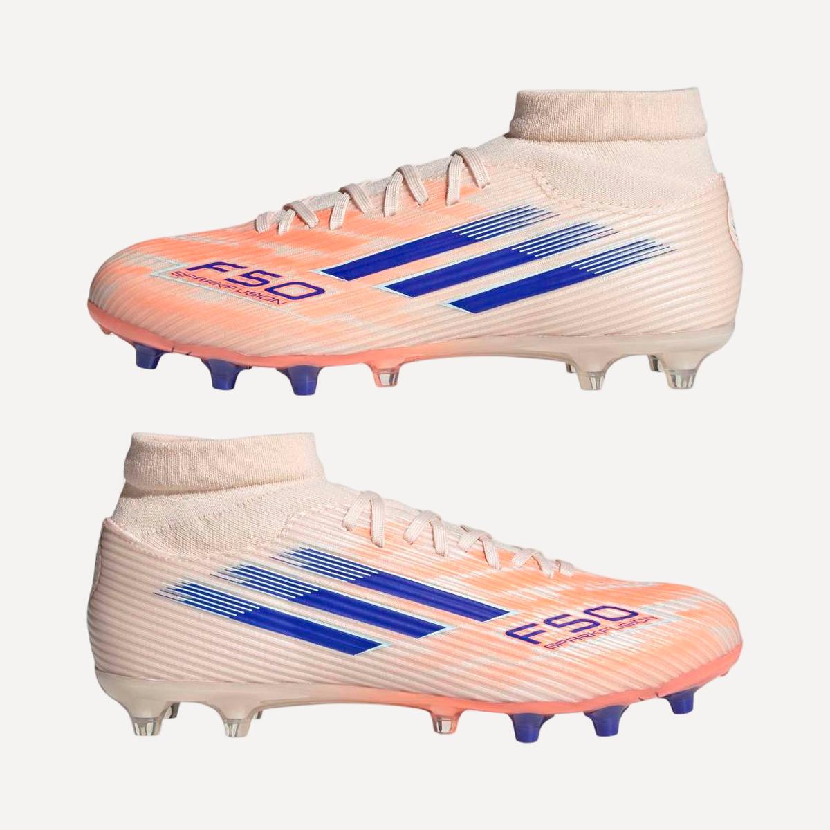Chuteiras de Futebol de Adulto f50 Sparkfusion League Fg/Ag Laranja-9