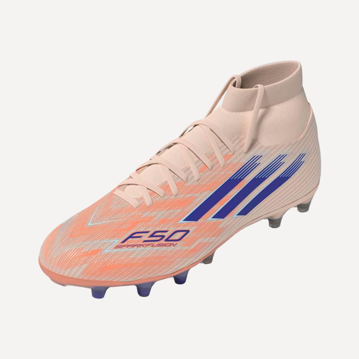 Chuteiras de Futebol de Adulto f50 Sparkfusion League Fg/Ag Laranja-10