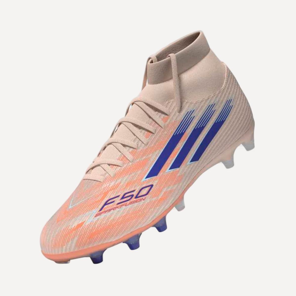Chuteiras de Futebol de Adulto f50 Sparkfusion League Fg/Ag Laranja-14