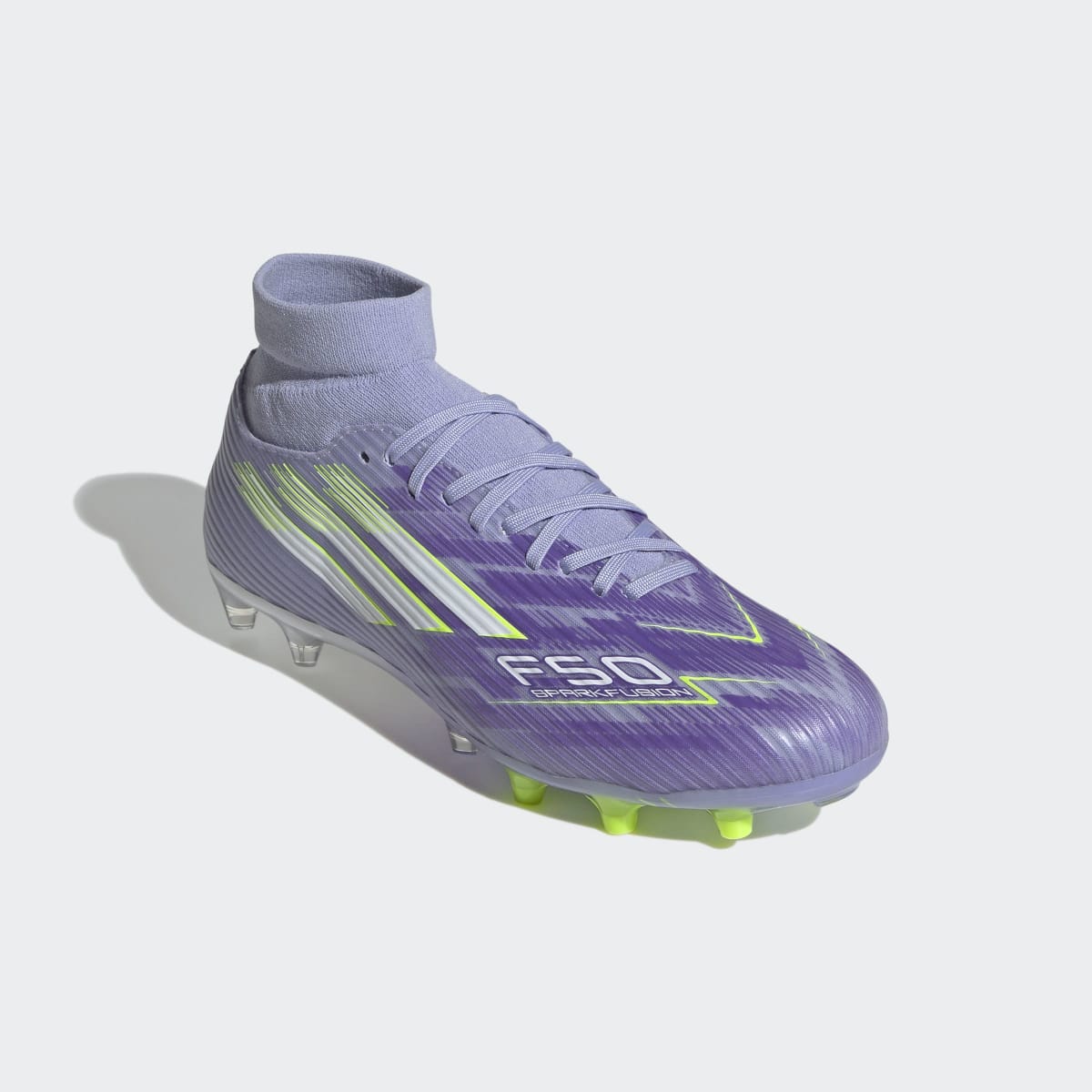Chuteiras de Futebol de Adulto F50 Sparkfusion League Fg/Ag Roxo-2