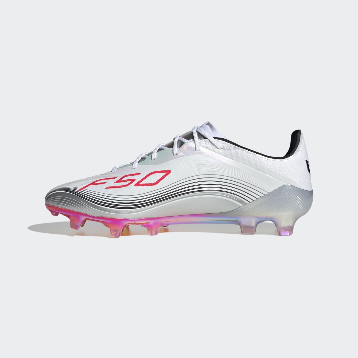 Chuteiras de Futebol de Adulto F50 Messi Elite Fg Branco-4