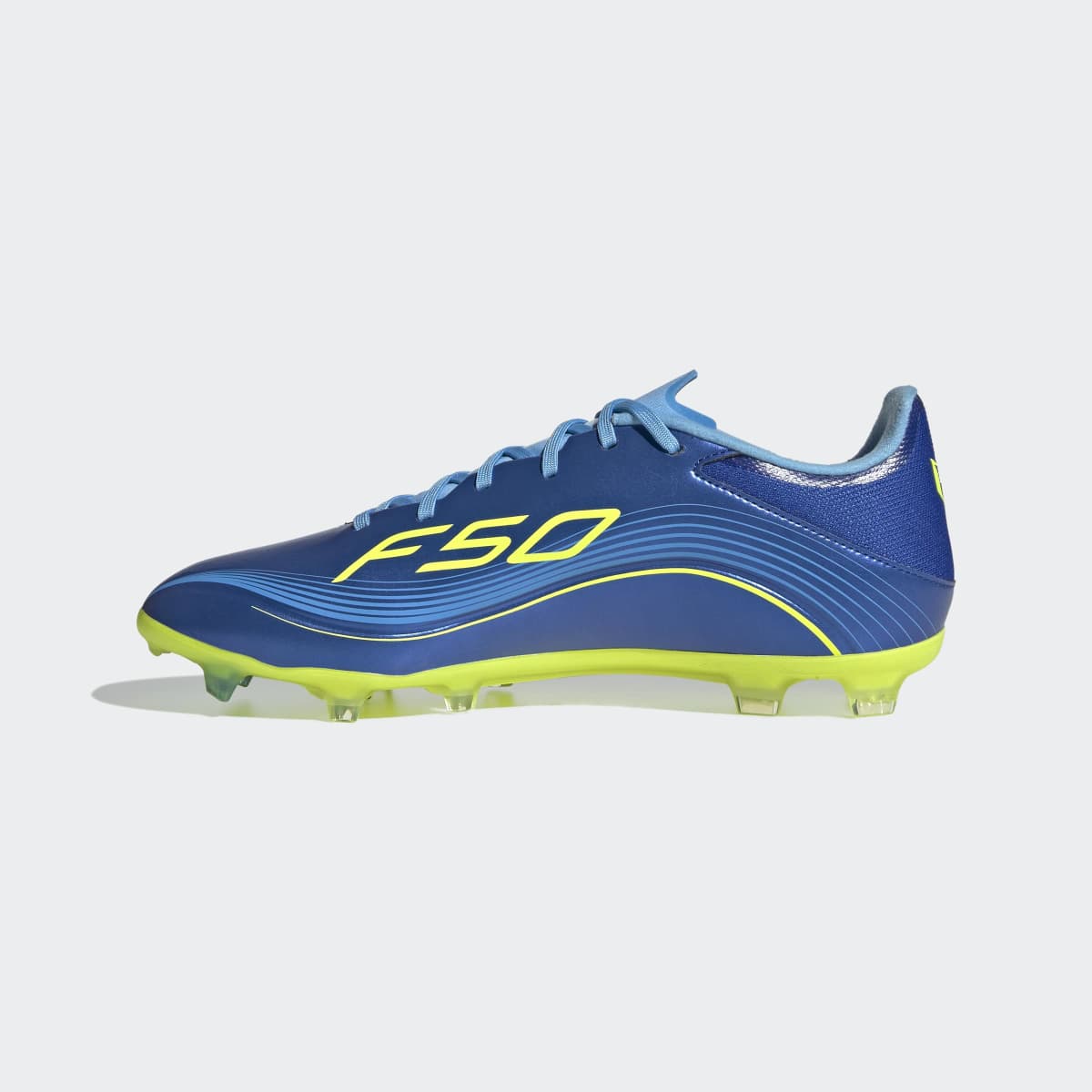 Chuteiras de Futebol de Adulto f50 Messi League Fg/Mg Azul / Amarelo-4