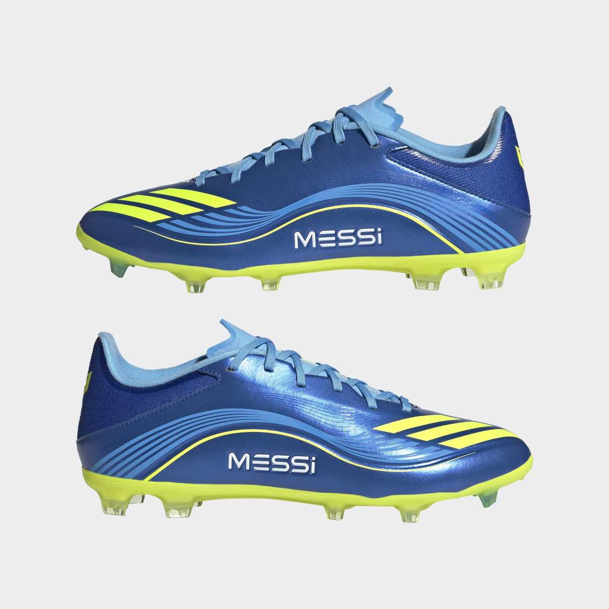 Chuteiras de Futebol de Adulto f50 Messi League Fg/Mg Azul / Amarelo-9