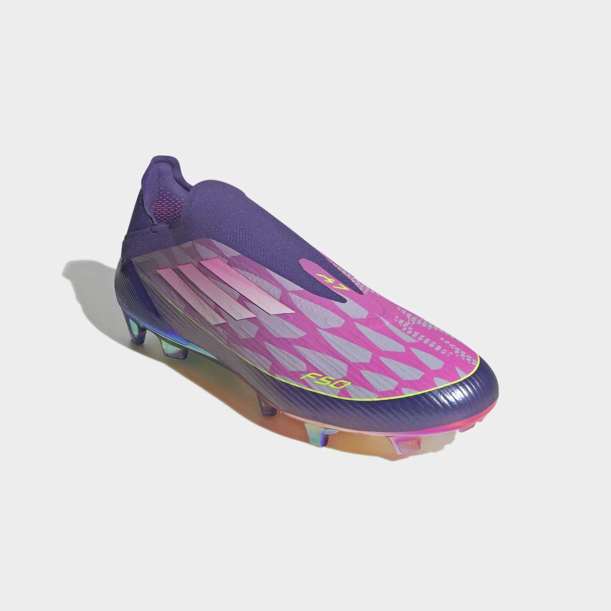 Chuteiras de Futebol de Adulto F50 Elite Ll Fg Lamine Roxo-5