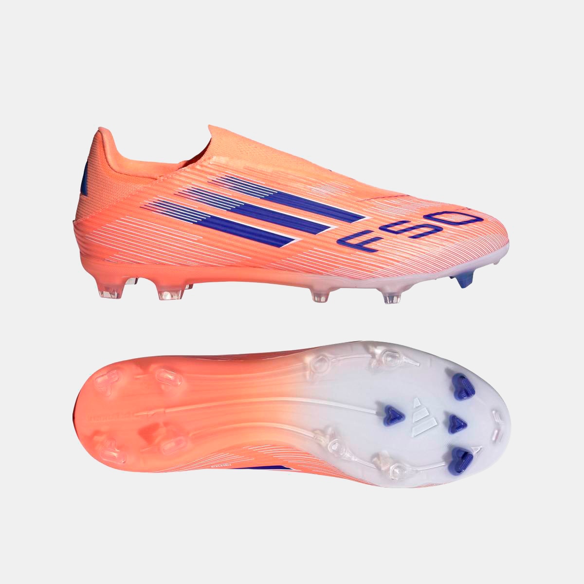 Chuteiras de Futebol de Adulto f50 League II Fg/Mg Laranja-11