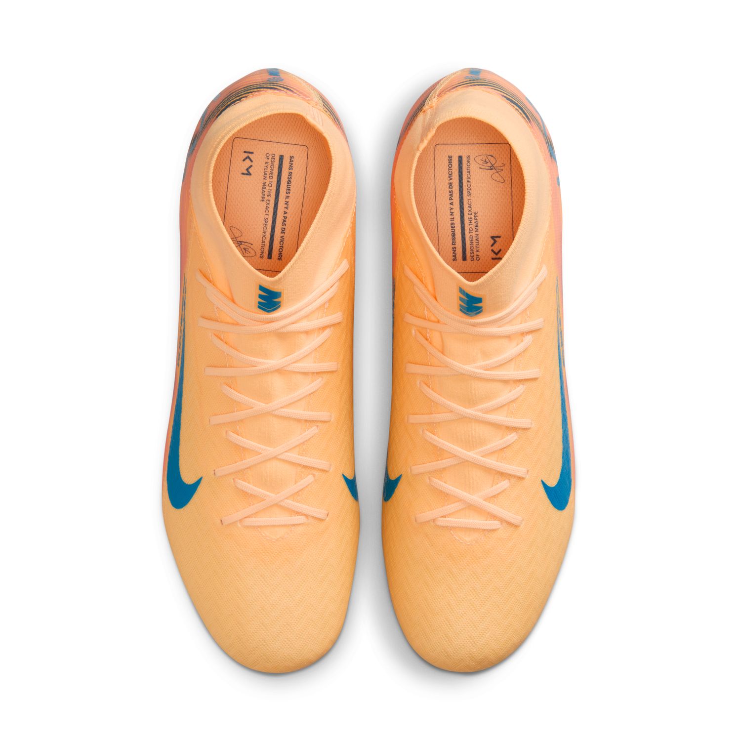 Chuteiras de Futebol de Adulto ZM Superfly 10 Acad KM FG/MG Laranja-5