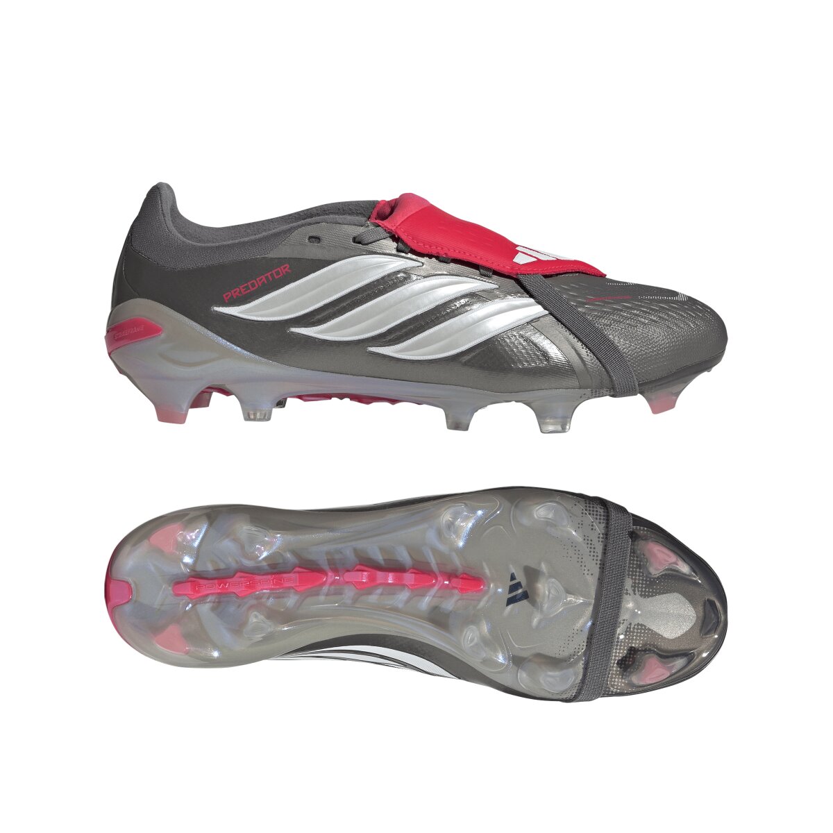 Chuteiras de Futebol de Adulto Predator Pro FT FG Cinzento-11