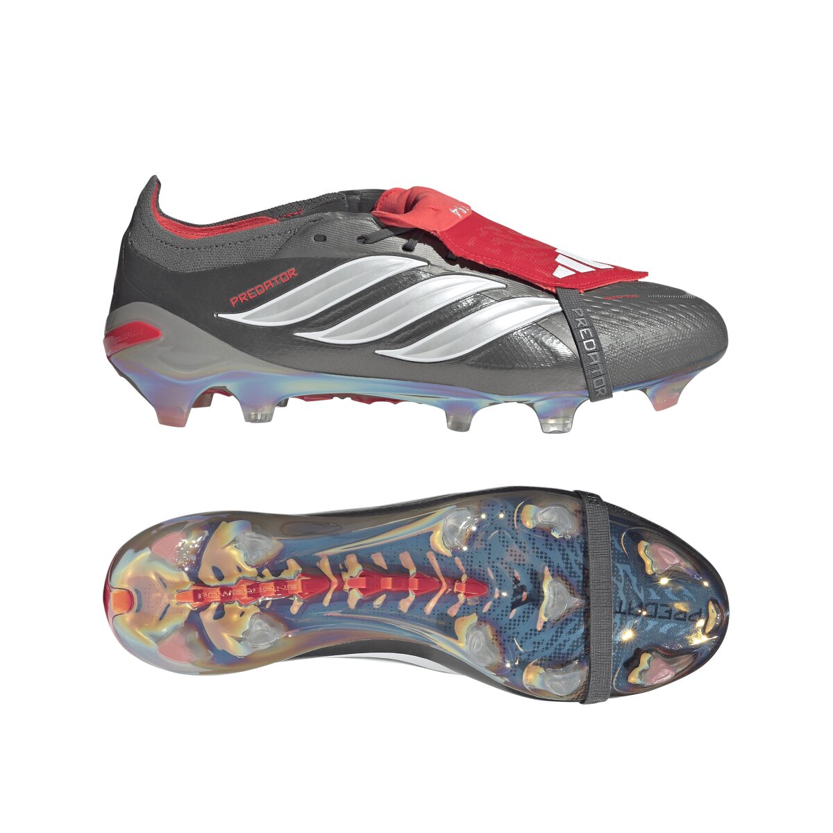 Chuteiras de Futebol de Criança Predator Elite FT FG Cinzento-11