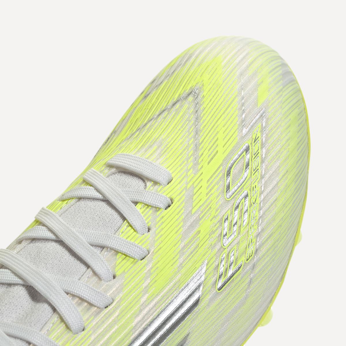 Chuteiras de Futebol de Homem F50 Sparkfusion League FG/AG Branco/Amarelo-7