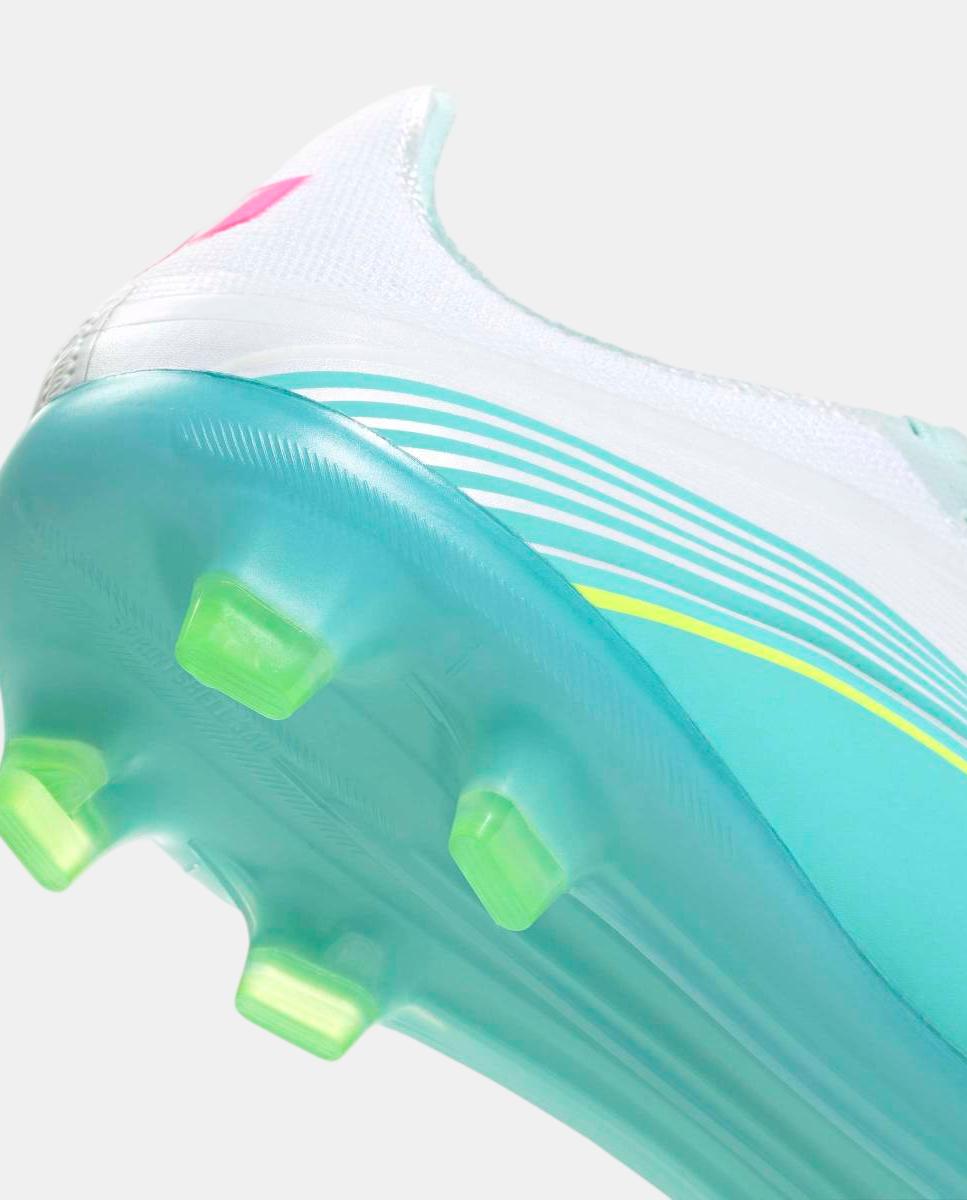 Chuteiras de Futebol de Homem F50 Messi Pro FG Branco / Rosa-7