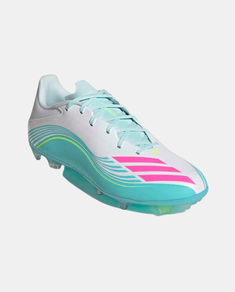 Chuteiras de Futebol de Homem F50 Messi League FG/MG Branco / Rosa-2