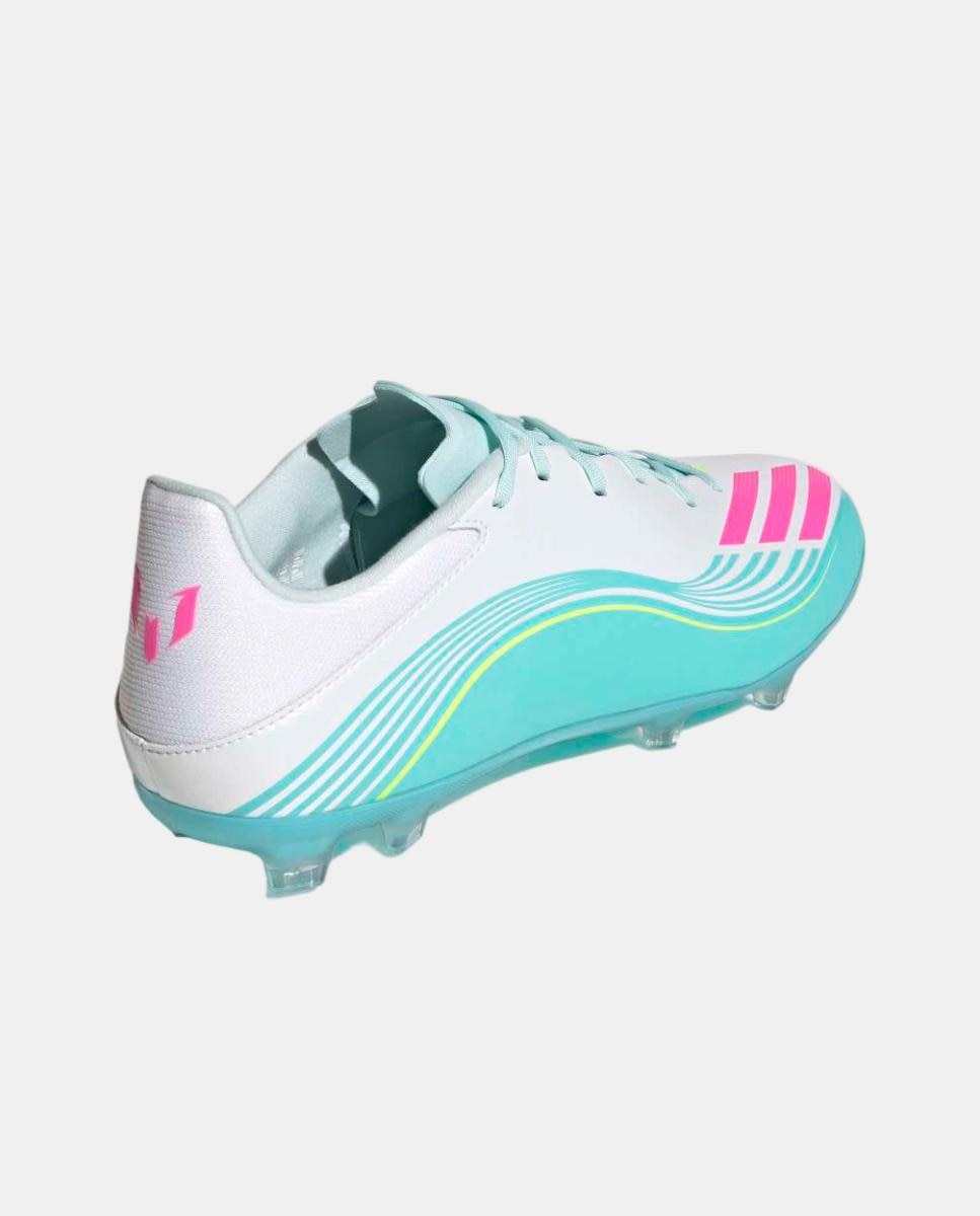 Chuteiras de Futebol de Homem F50 Messi League FG/MG Branco / Rosa-5