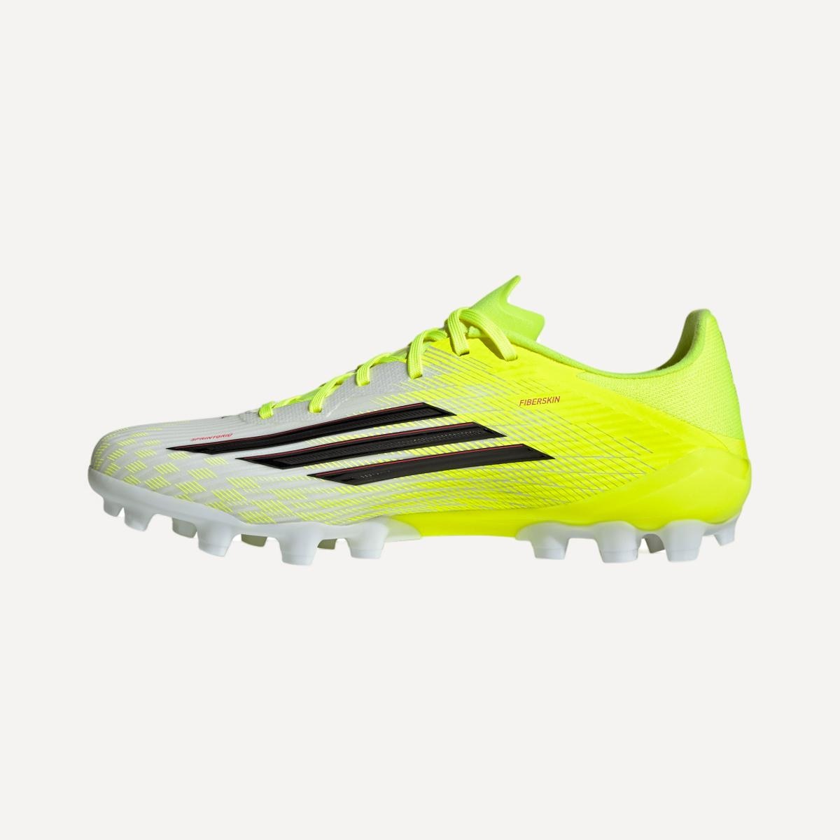 Chuteiras de Futebol de Homem F50 League 2G/3G AG Amarelo / Vermelho-4