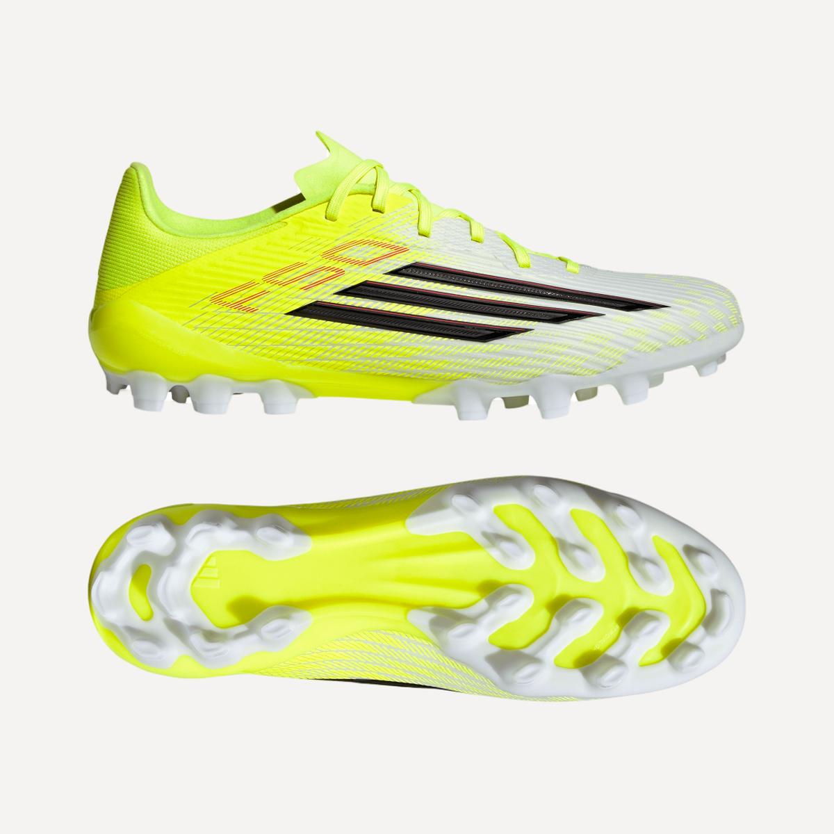 Chuteiras de Futebol de Homem F50 League 2G/3G AG Amarelo / Vermelho-11