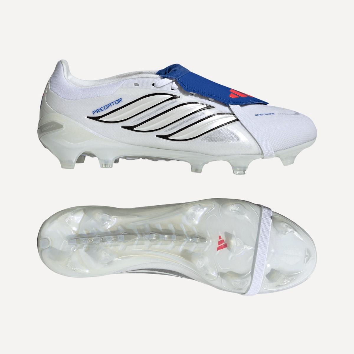 Chuteiras de Futebol de Homem Predator Pro FT FG JB Branco / Azul-3