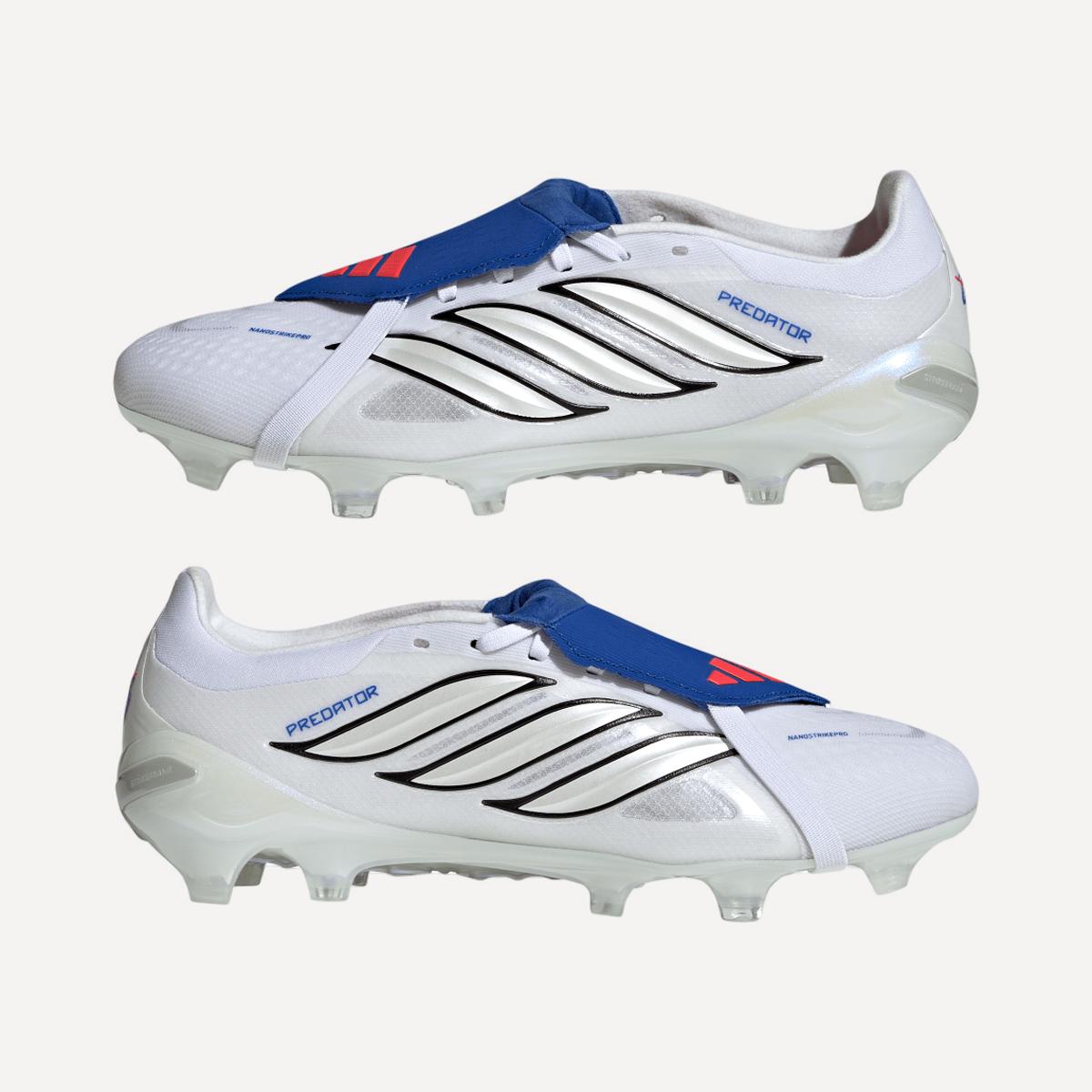 Chuteiras de Futebol de Homem Predator Pro FT FG JB Branco / Azul-9