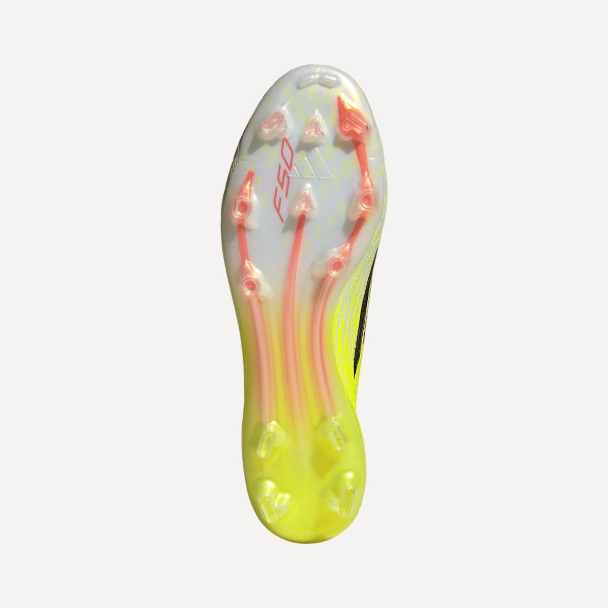 Chuteiras de Futebol de Homem F50 Elite LL FG Amarelo / Vermelho-3