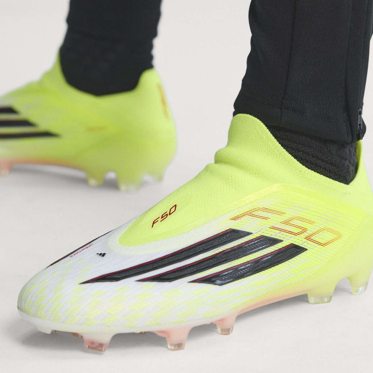 Chuteiras de Futebol de Homem F50 Elite LL FG Amarelo / Vermelho-16