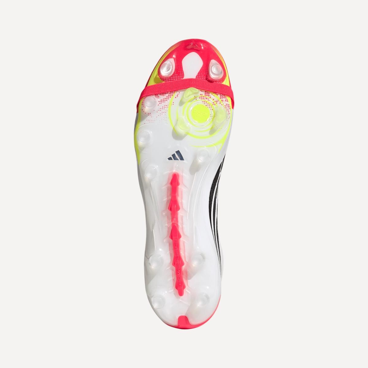 Botas de fútbol de hombre PREDATOR PRO FT AG Adidas Rojo / Blanco