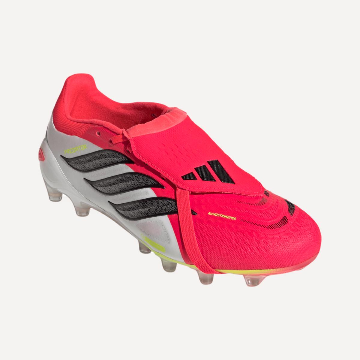 Chuteiras de Futebol de Homem Predator Pro FT AG Vermelho / Branco-5
