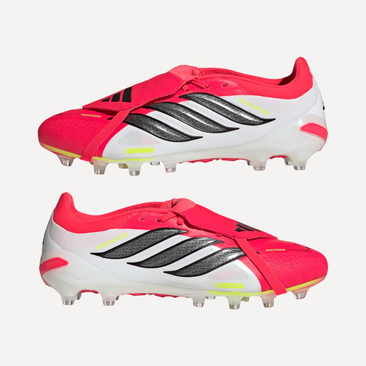 Chuteiras de Futebol de Homem Predator Pro FT AG Vermelho / Branco-9