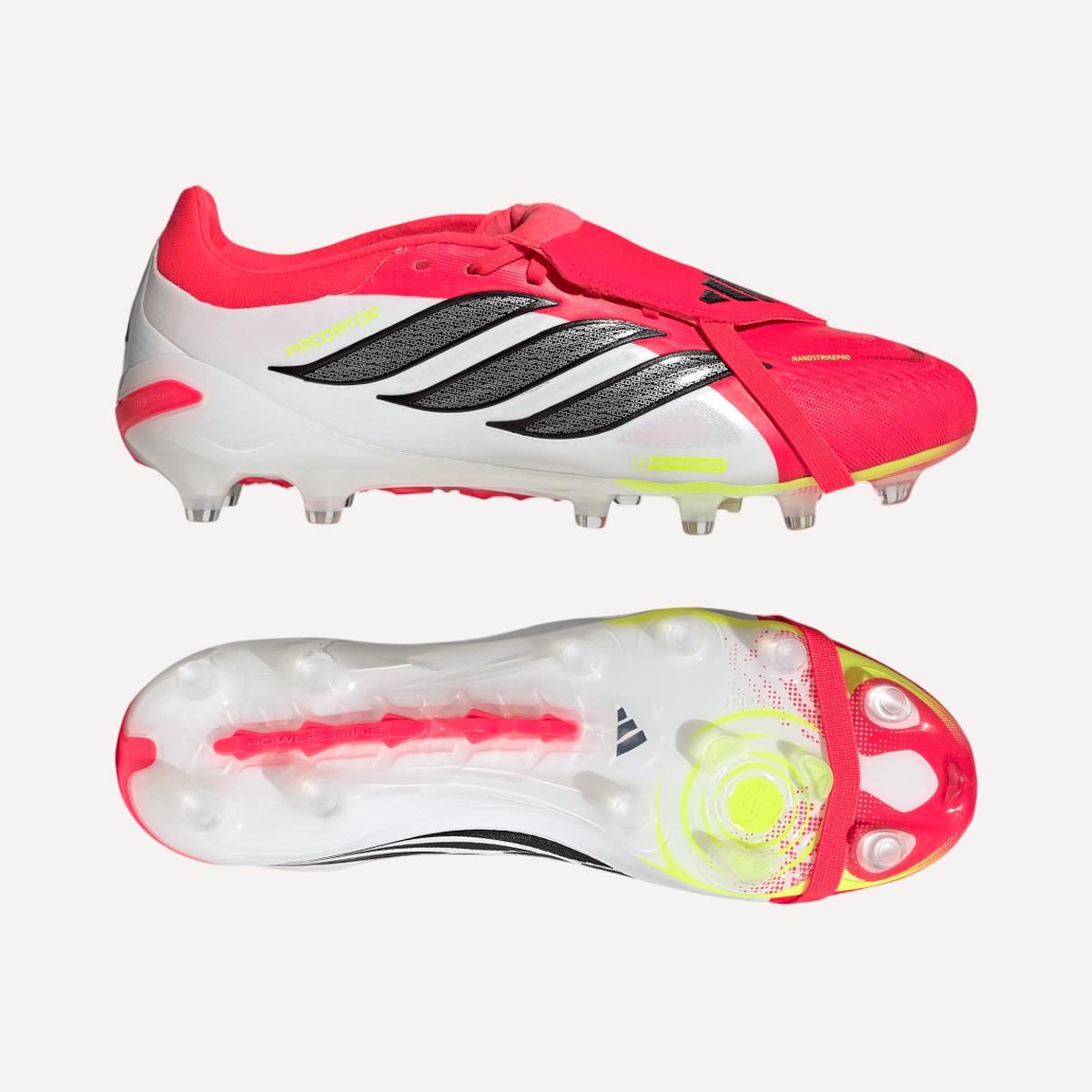 Chuteiras de Futebol de Homem Predator Pro FT AG Vermelho / Branco-11