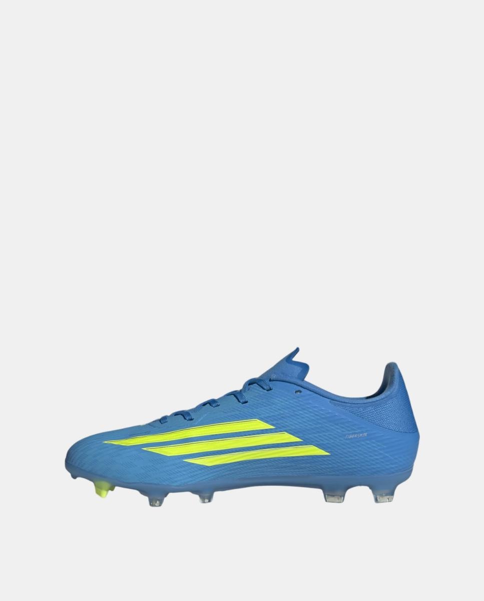 Chuteiras de Futebol de Homem F50 League FG/MG Azul / Amarelo-4