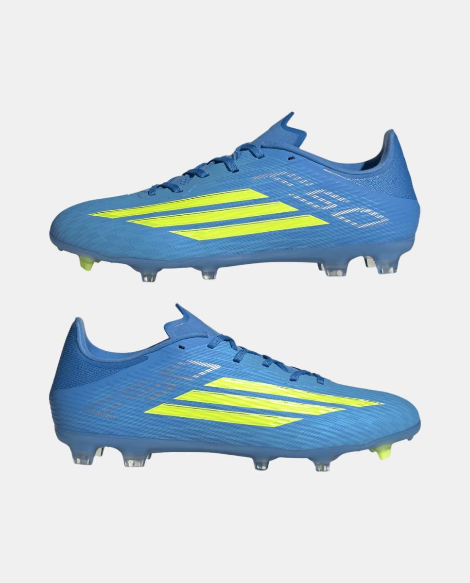 Chuteiras de Futebol de Homem F50 League FG/MG Azul / Amarelo-9