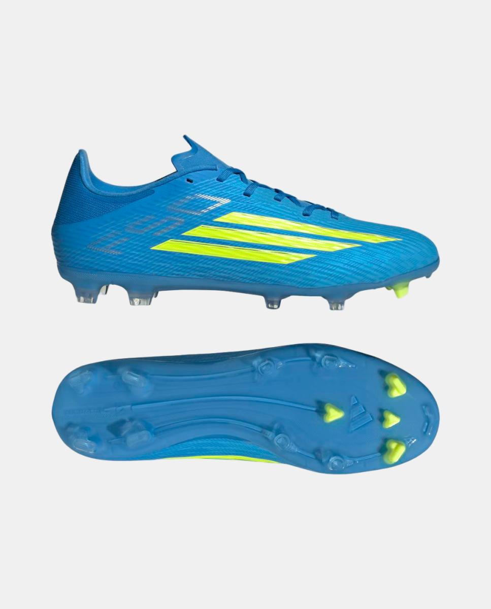 Chuteiras de Futebol de Homem F50 League FG/MG Azul / Amarelo-10