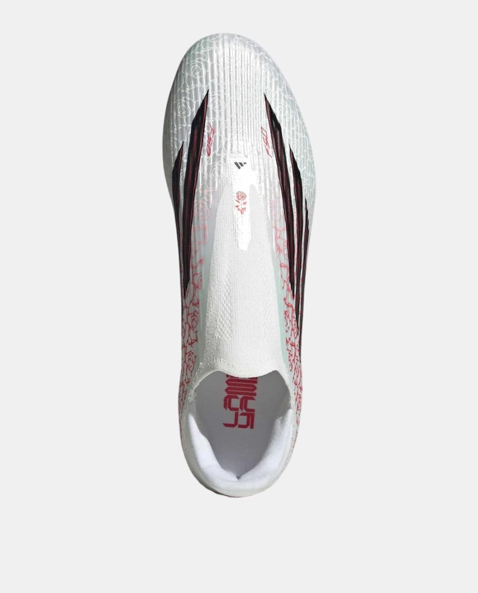Chuteiras de Futebol de Homem F50 League LL FG/MG LY Branco / Preto-3