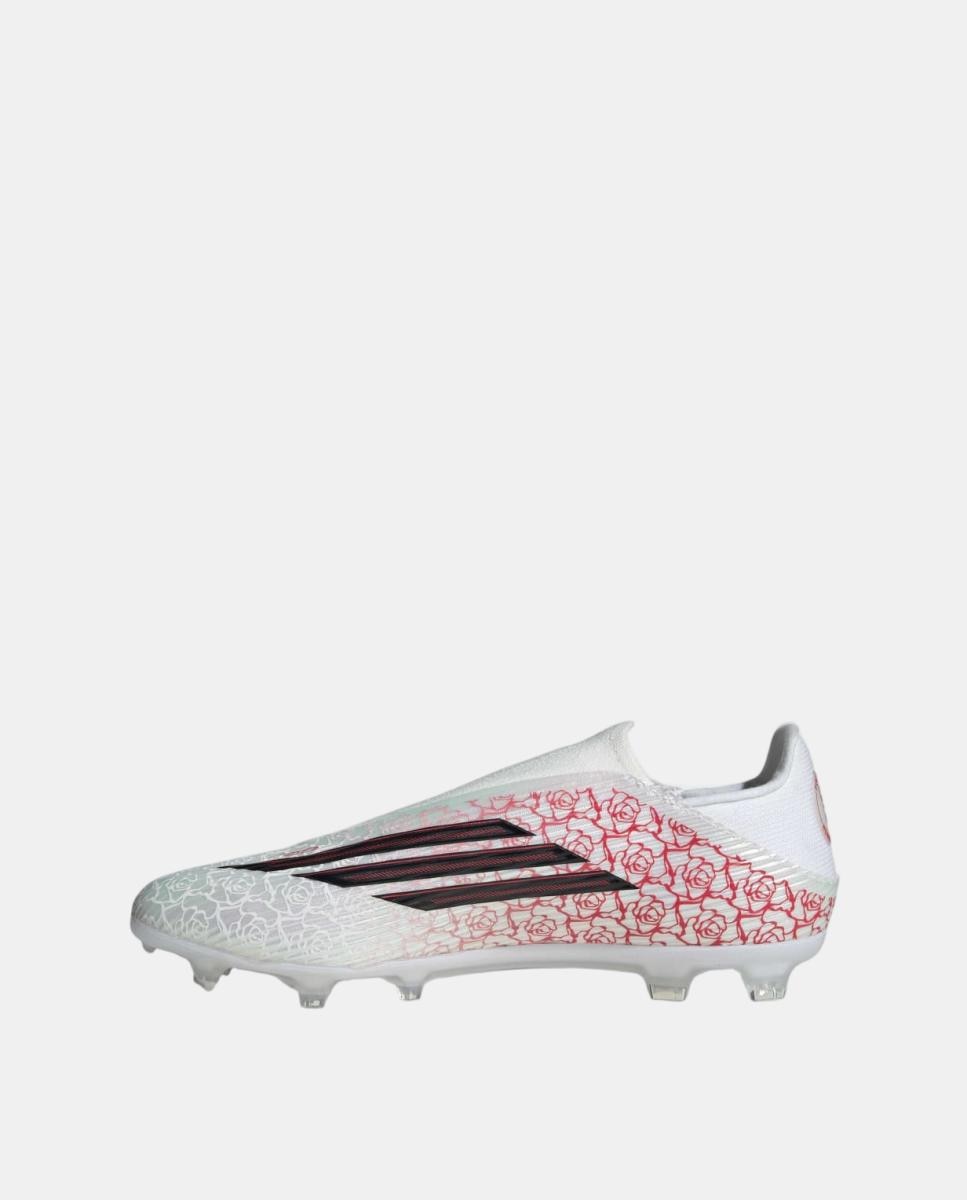 Chuteiras de Futebol de Homem F50 League LL FG/MG LY Branco / Preto-4
