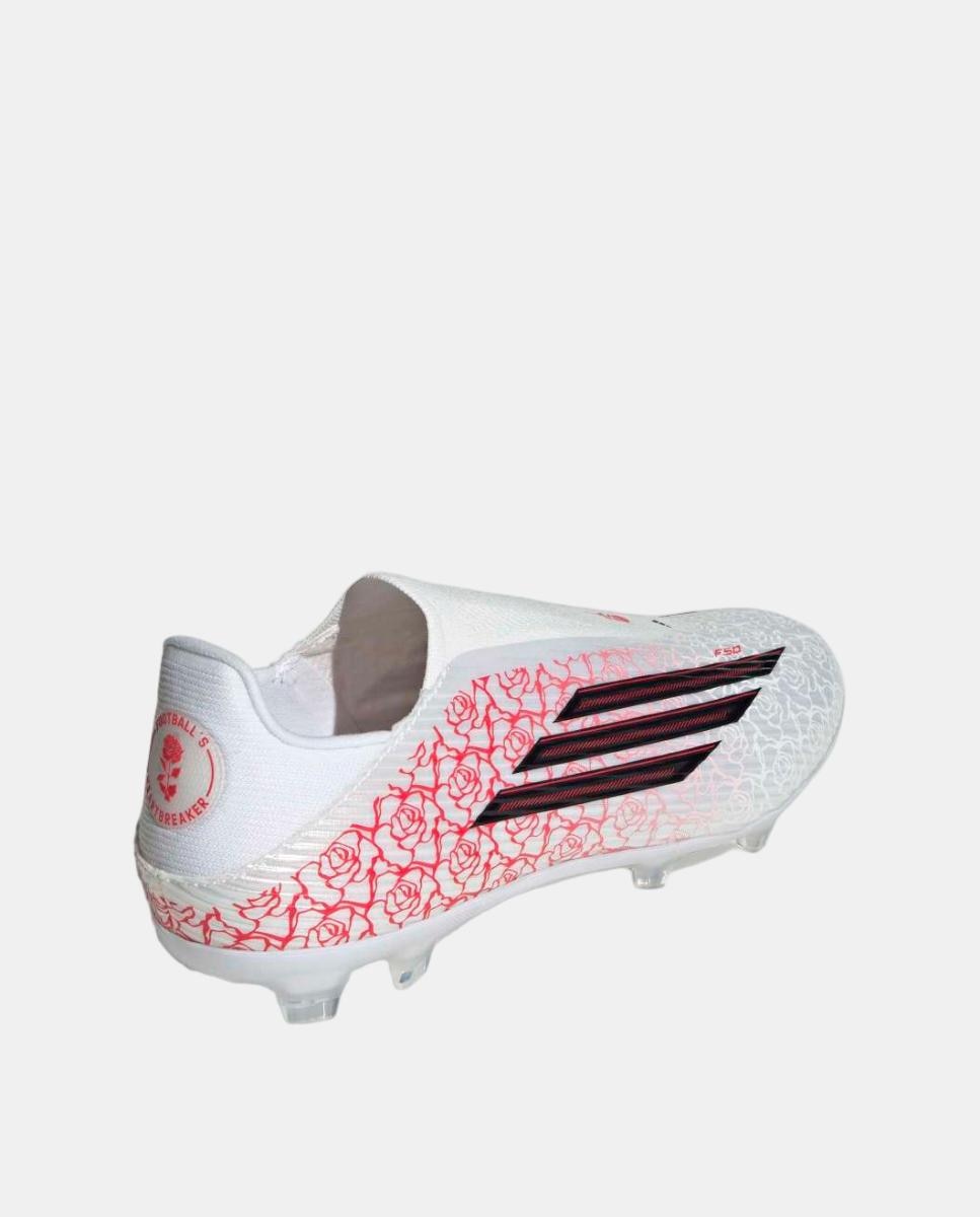 Chuteiras de Futebol de Homem F50 League LL FG/MG LY Branco / Preto-5