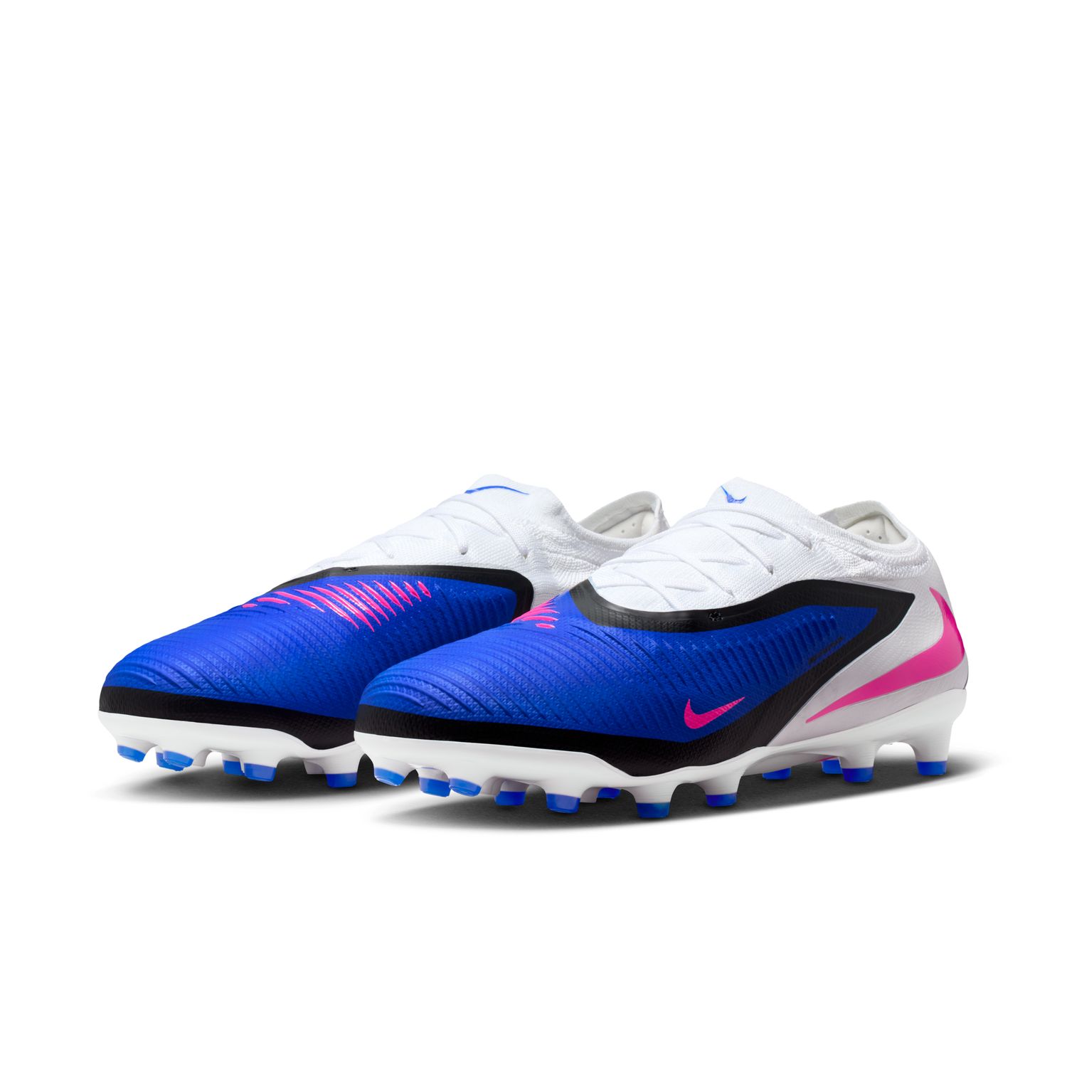 Botas de fútbol de hombre Phantom 6 Low Pro Ag-Pro Nike Azul · El