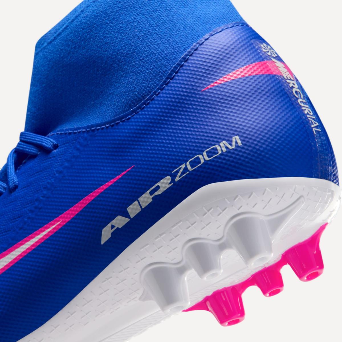 Imagen 10 de Botas Fútbol de Hombre Zm Superfly 10 Academy Ag Nike - Azul Azul
