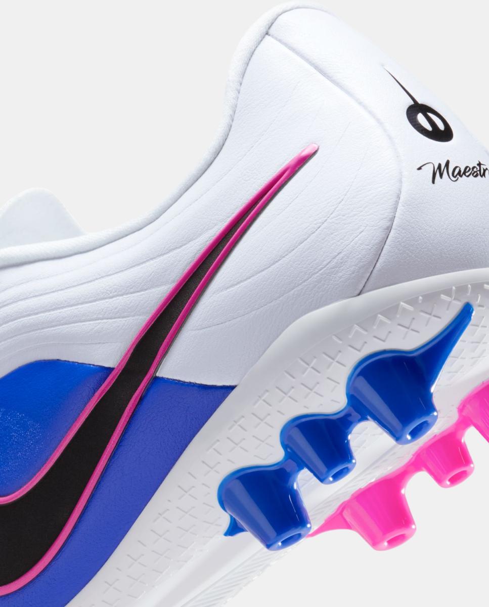 Chuteiras de Futebol de Homem Tiempo Maestro Academy Ag Branco-9
